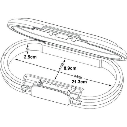 Small Portable Safe with Cable and 4-Digit Lock by HitMyNeed