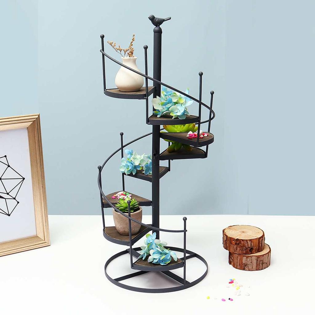 Small Spiral Staircase Plant Stand for Succulents by HitMyNeed