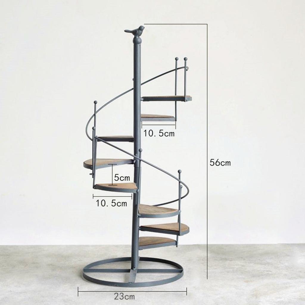 Small Spiral Staircase Plant Stand for Succulents by HitMyNeed