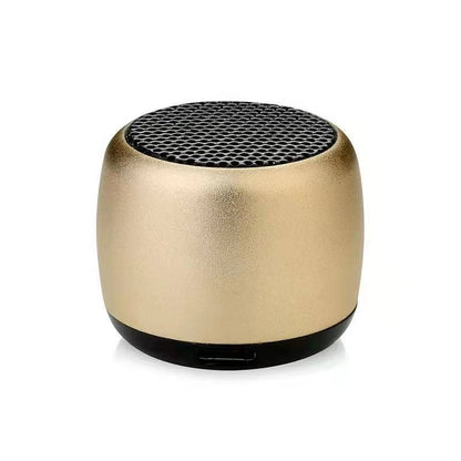 Small Steel Cannon Mini Bluetooth Speaker gold by HitMyNeed