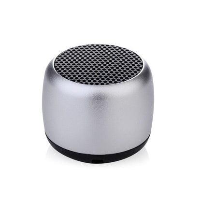 Small Steel Cannon Mini Bluetooth Speaker silver by HitMyNeed
