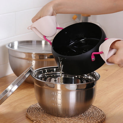 Small Steel Deep Frying Pot with Strainer, 18cm by HitMyNeed