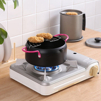 Small Steel Deep Frying Pot with Strainer, 18cm by HitMyNeed