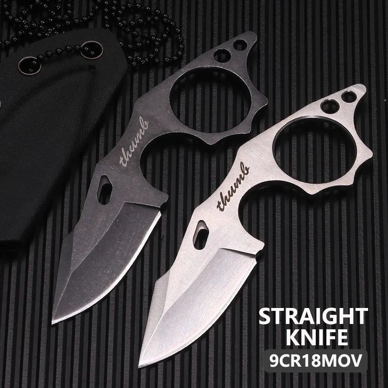 Small Tactical Fixed Blade Necklace Knife EDC by HitMyNeed