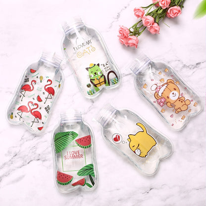 Small Transparent Hot Water Bottle, 18.5 x 10.5 cm by HitMyNeed