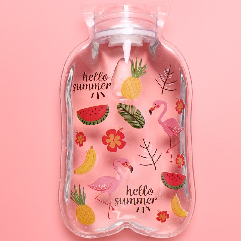 Small Transparent Hot Water Bottle, 18.5 x 10.5 cm by HitMyNeed