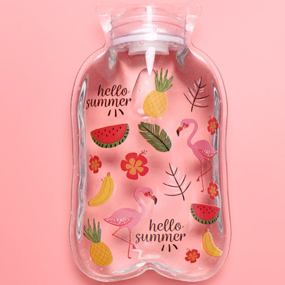 Small Transparent Hot Water Bottle, 18.5 x 10.5 cm by HitMyNeed