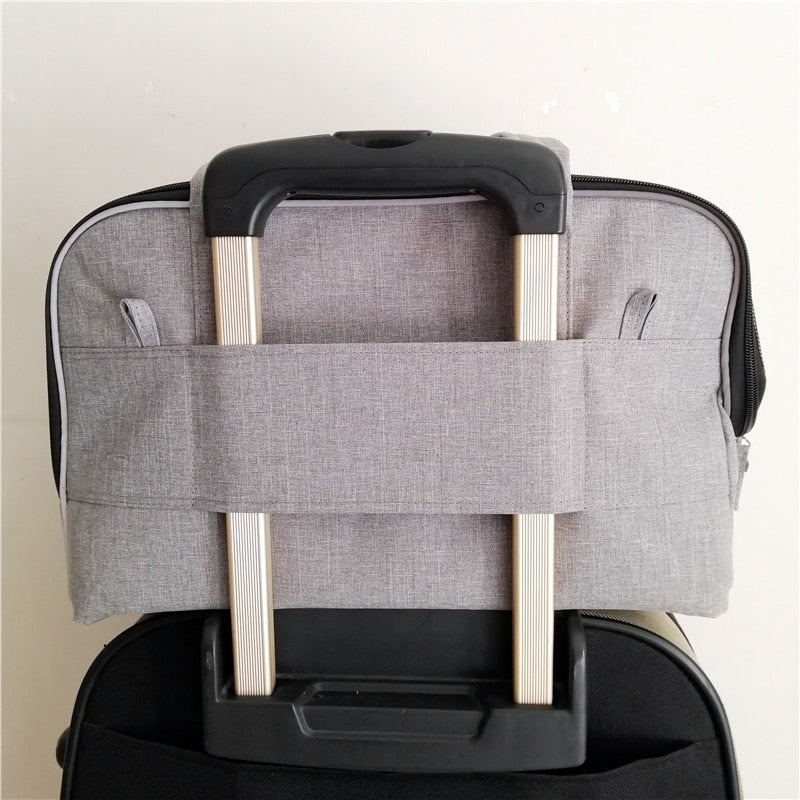 Small Travel Pet Carrier Bag with Fleece Mat by HitMyNeed