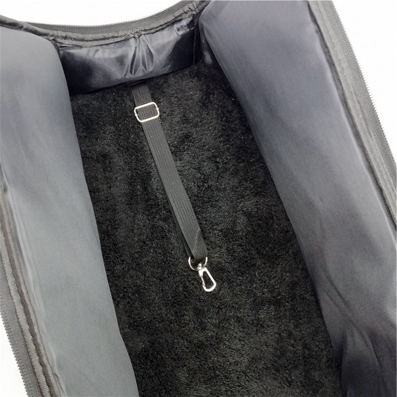 Small Travel Pet Carrier Bag with Fleece Mat by HitMyNeed