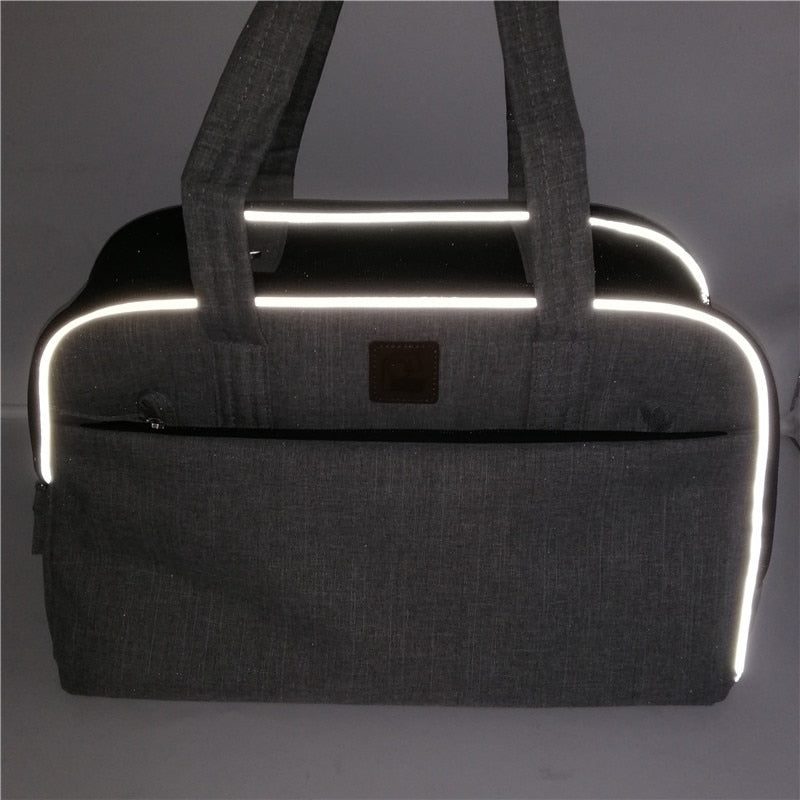 Small Travel Pet Carrier Bag with Fleece Mat by HitMyNeed