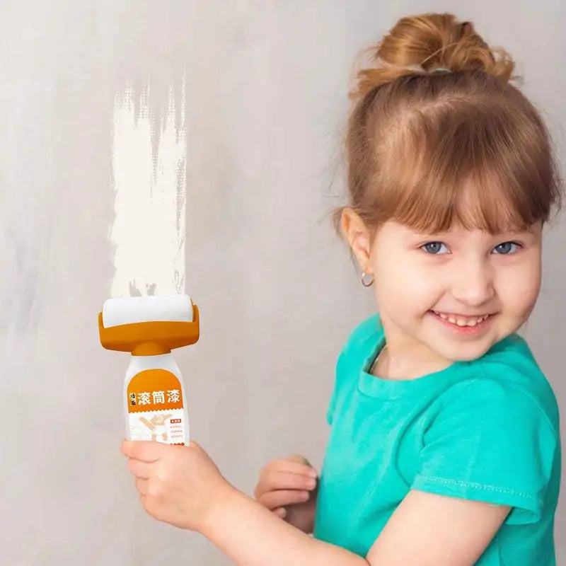 Small Wall Repair Roller Brush with Built‑In Paint by HitMyNeed