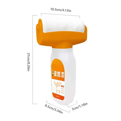 Small Wall Repair Roller Brush with Built‑In Paint by HitMyNeed