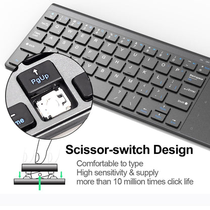 Small Wireless Keyboard with Numeric Touchpad by HitMyNeed