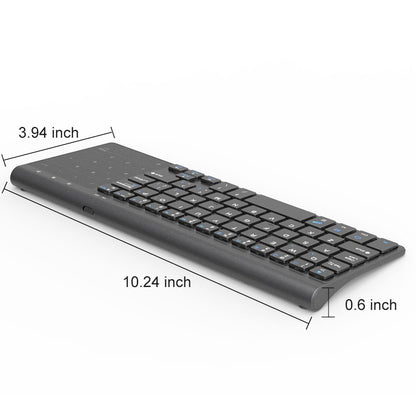 Small Wireless Keyboard with Numeric Touchpad by HitMyNeed