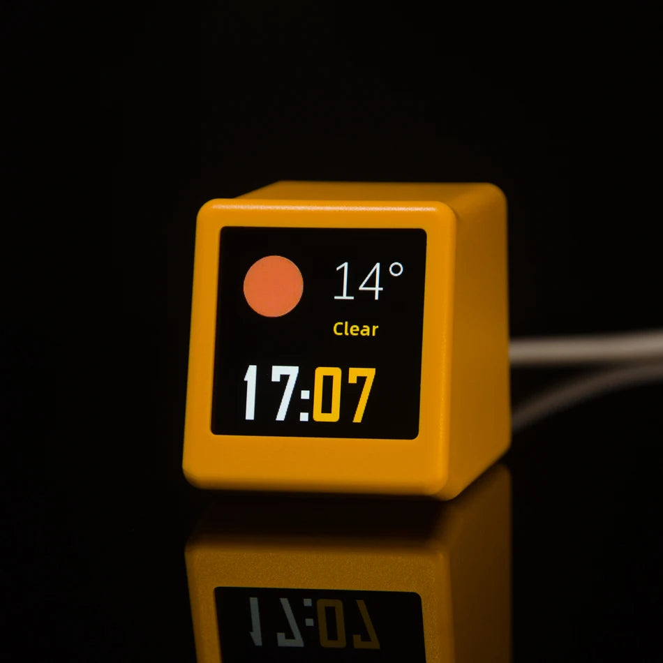 Smalltv-Ultra Smart WiFi Weather Station Clock by HitMyNeed