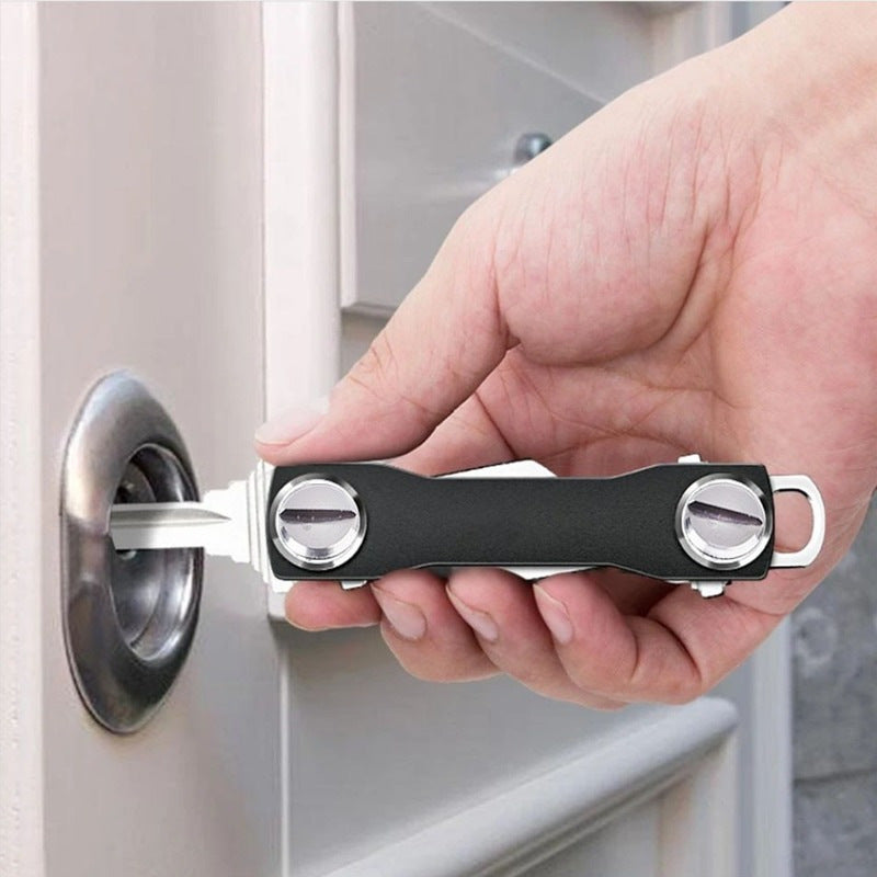 Smart Aluminum Alloy Mini Keychain Organizer by HitMyNeed