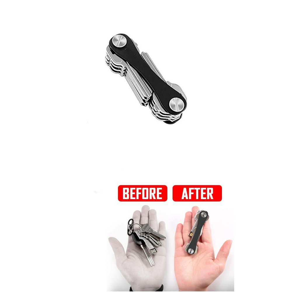 Smart Aluminum Alloy Mini Keychain Organizer by HitMyNeed