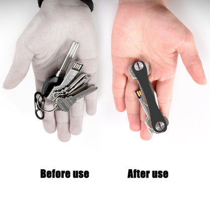Smart Aluminum Alloy Mini Keychain Organizer by HitMyNeed