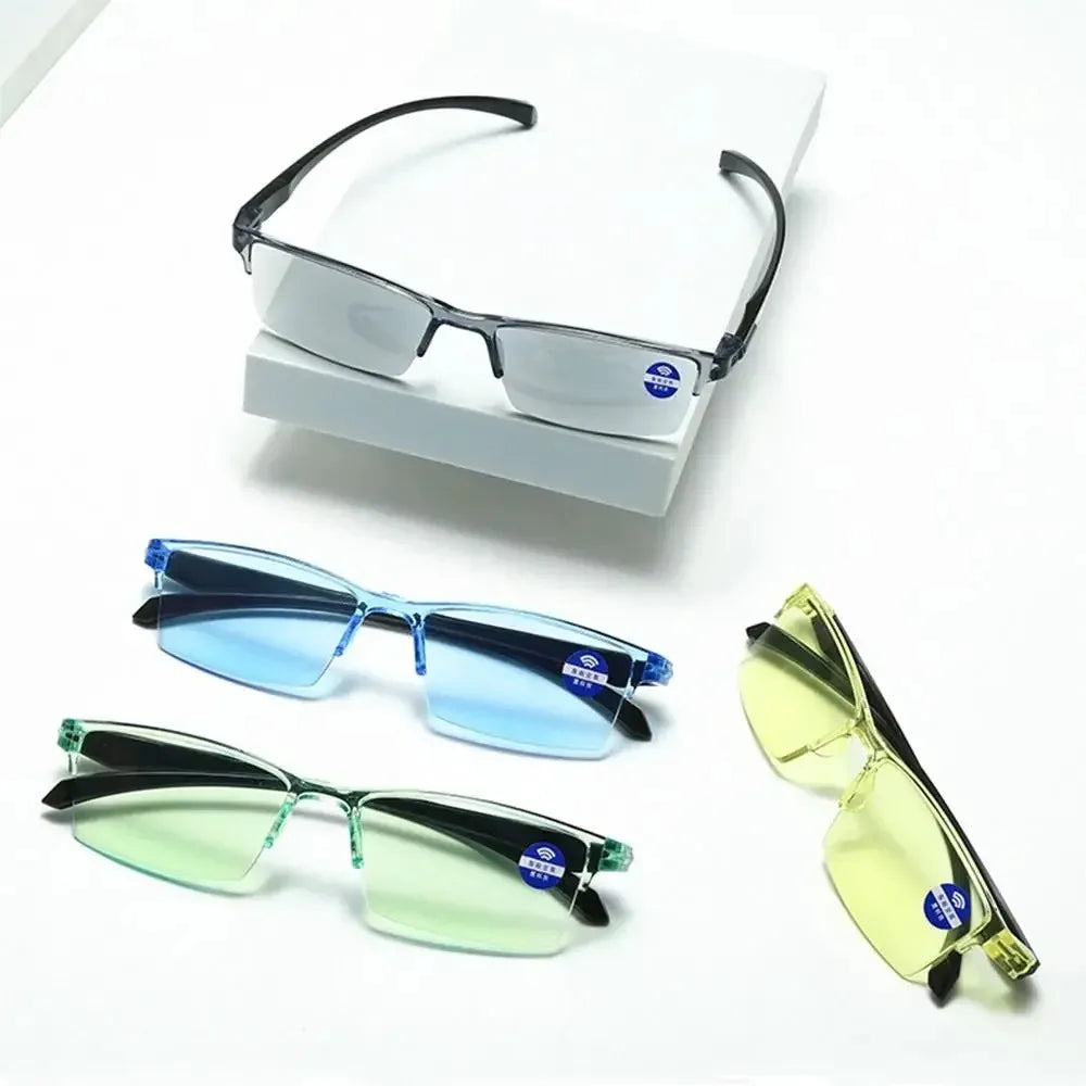 Smart Auto Zoom Anti-Blue Light Reading Glasses by HitMyNeed