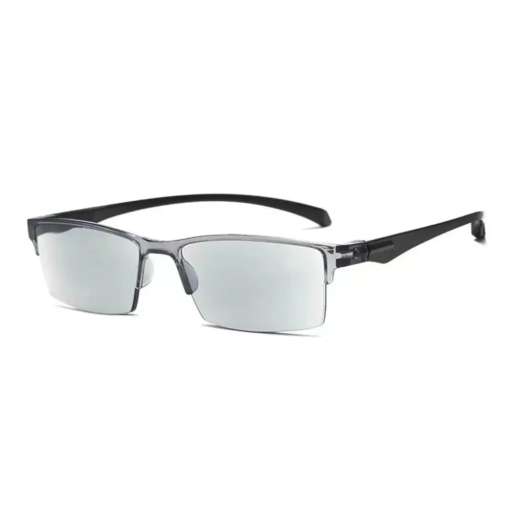 Smart Auto Zoom Anti-Blue Light Reading Glasses grey by HitMyNeed