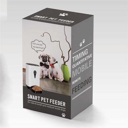 Smart Automatic Cat & Dog Feeder with App Control 4L by HitMyNeed
