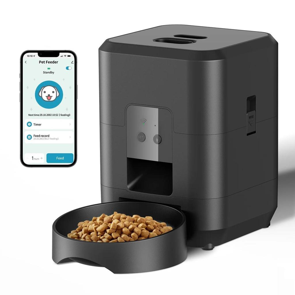 Smart Automatic Pet Feeder with Timed Slow Feeding by HitMyNeed