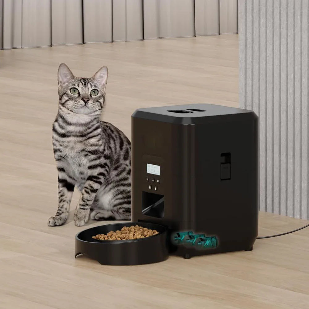 Smart Automatic Pet Feeder with Timed Slow Feeding by HitMyNeed