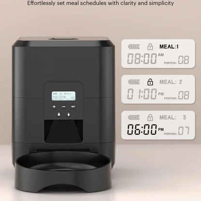 Smart Automatic Pet Feeder with Timed Slow Feeding by HitMyNeed