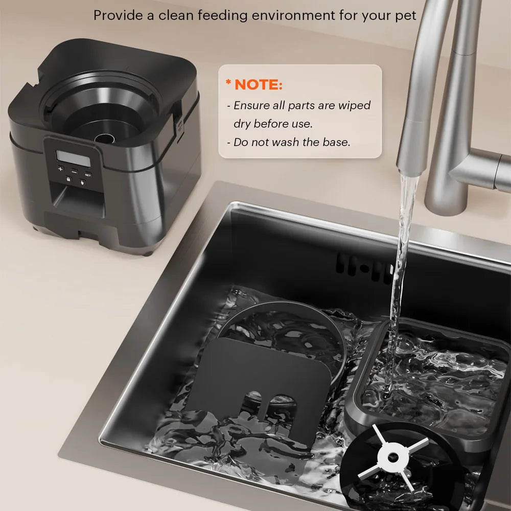 Smart Automatic Pet Feeder with Timed Slow Feeding by HitMyNeed