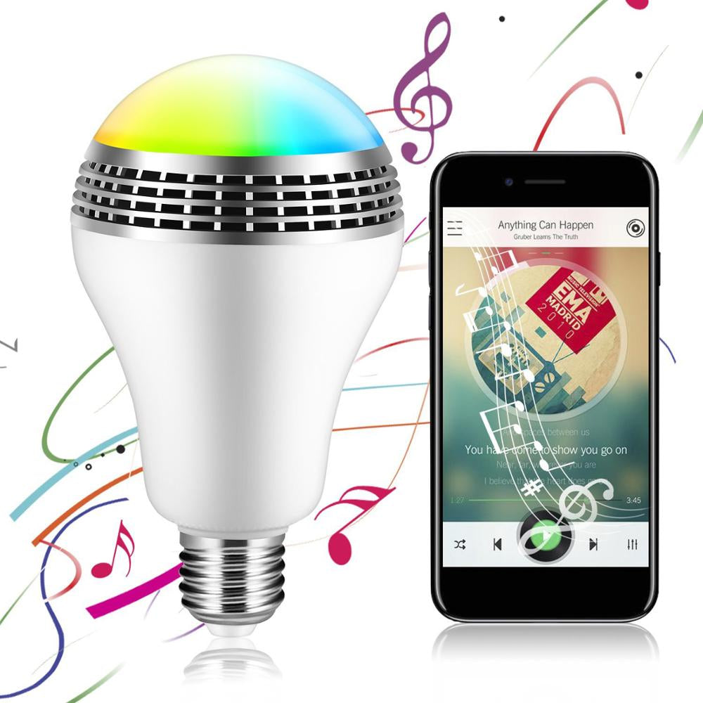 Smart Bluetooth LED Bulb with Built-In Speaker by HitMyNeed