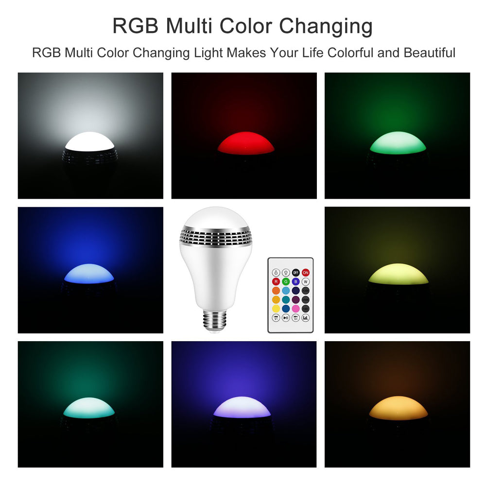 Smart Bluetooth LED Bulb with Built-In Speaker by HitMyNeed