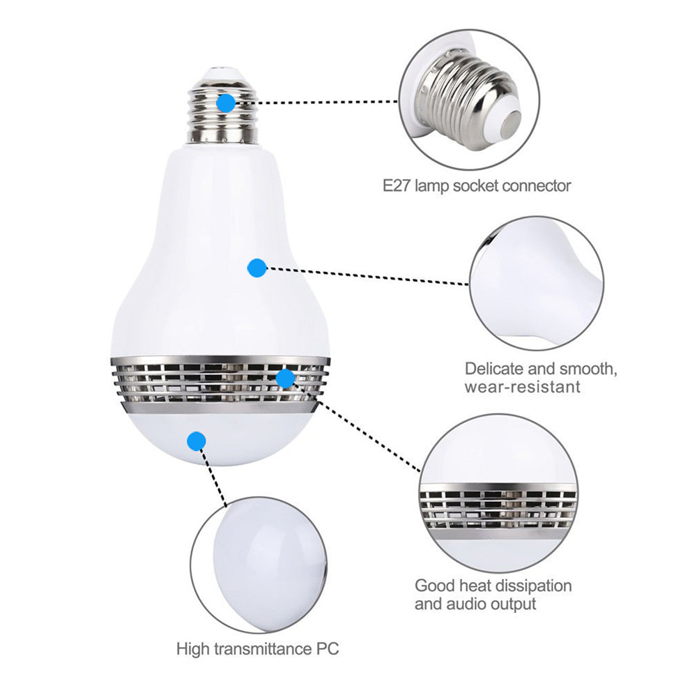 Smart Bluetooth LED Bulb with Built-In Speaker by HitMyNeed