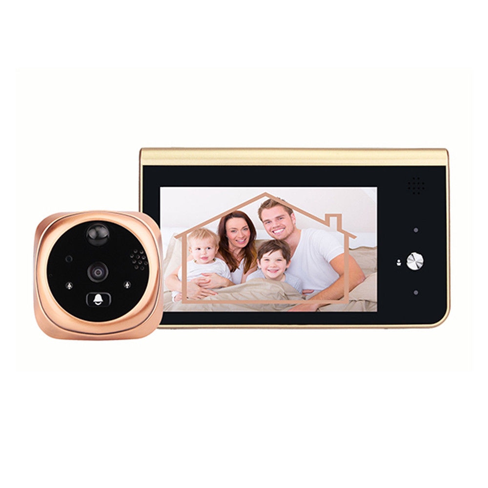 Smart Doorbell with WiFi Peephole Camera 720P by HitMyNeed
