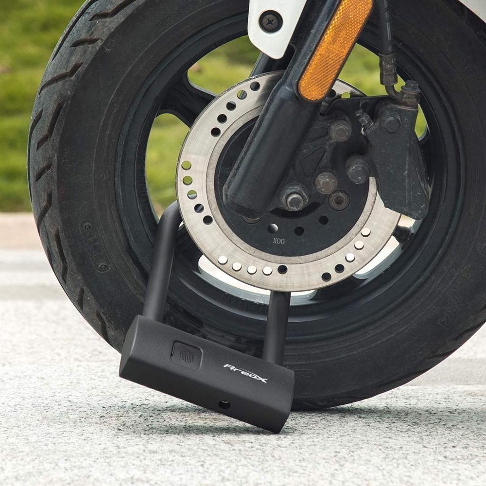 Smart Fingerprint Bike U-Lock with USB Charging by HitMyNeed