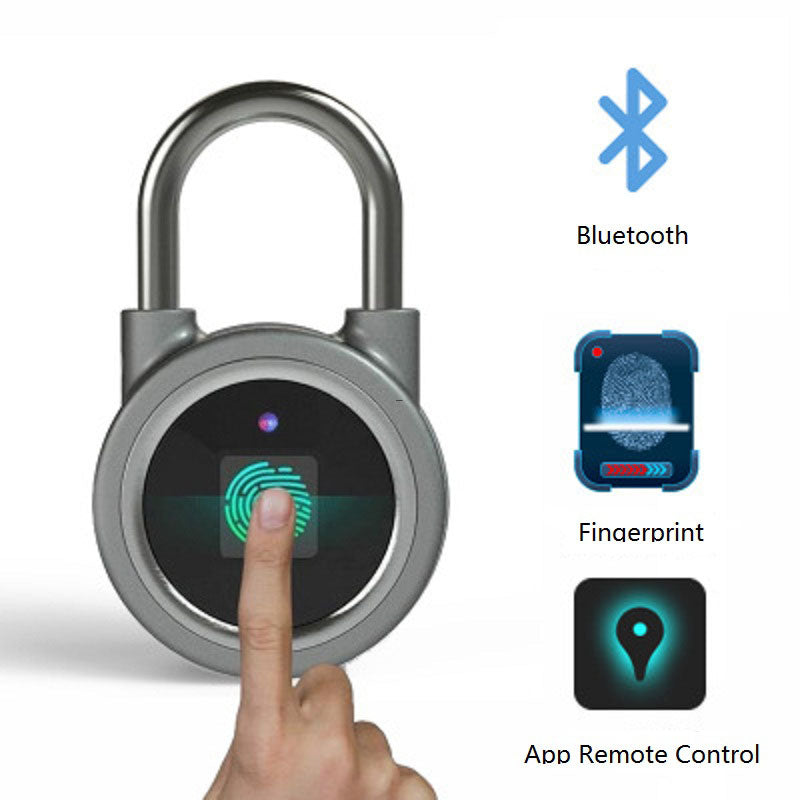 Smart Fingerprint Padlock with App Control by HitMyNeed