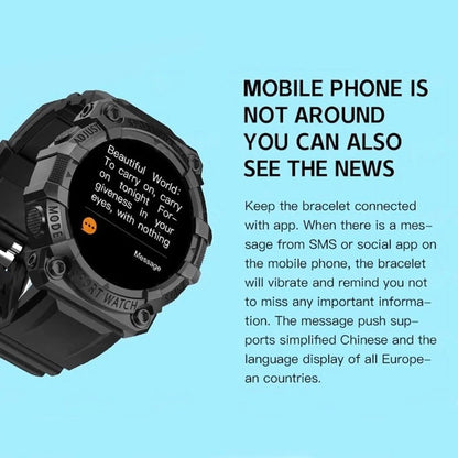 Smart Fitness Watch with Bluetooth & Health Tracking by HitMyNeed