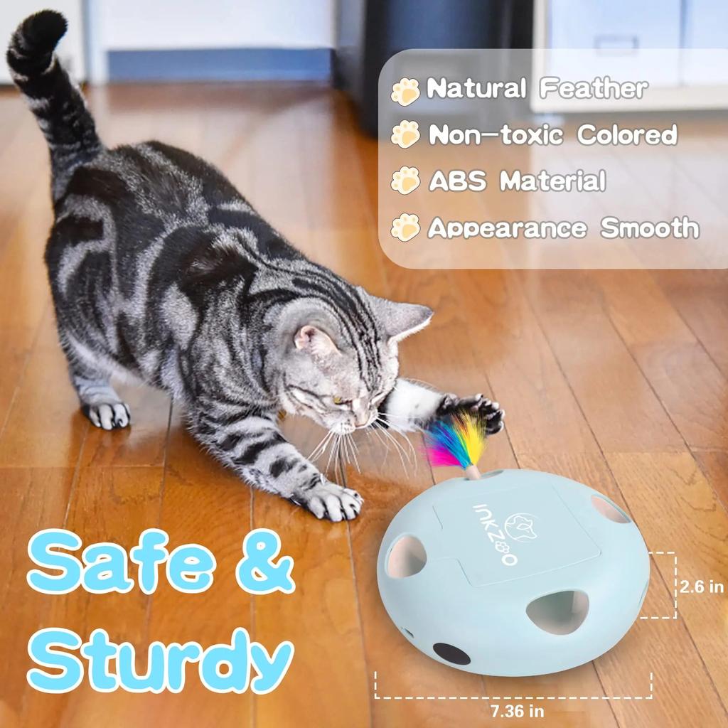 Smart Interactive Whack-a-Mole Cat Toy with 7 Holes by HitMyNeed