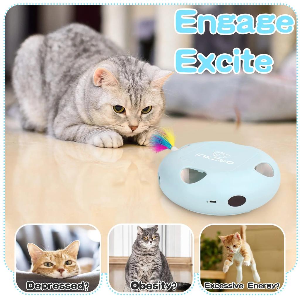 Smart Interactive Whack-a-Mole Cat Toy with 7 Holes by HitMyNeed