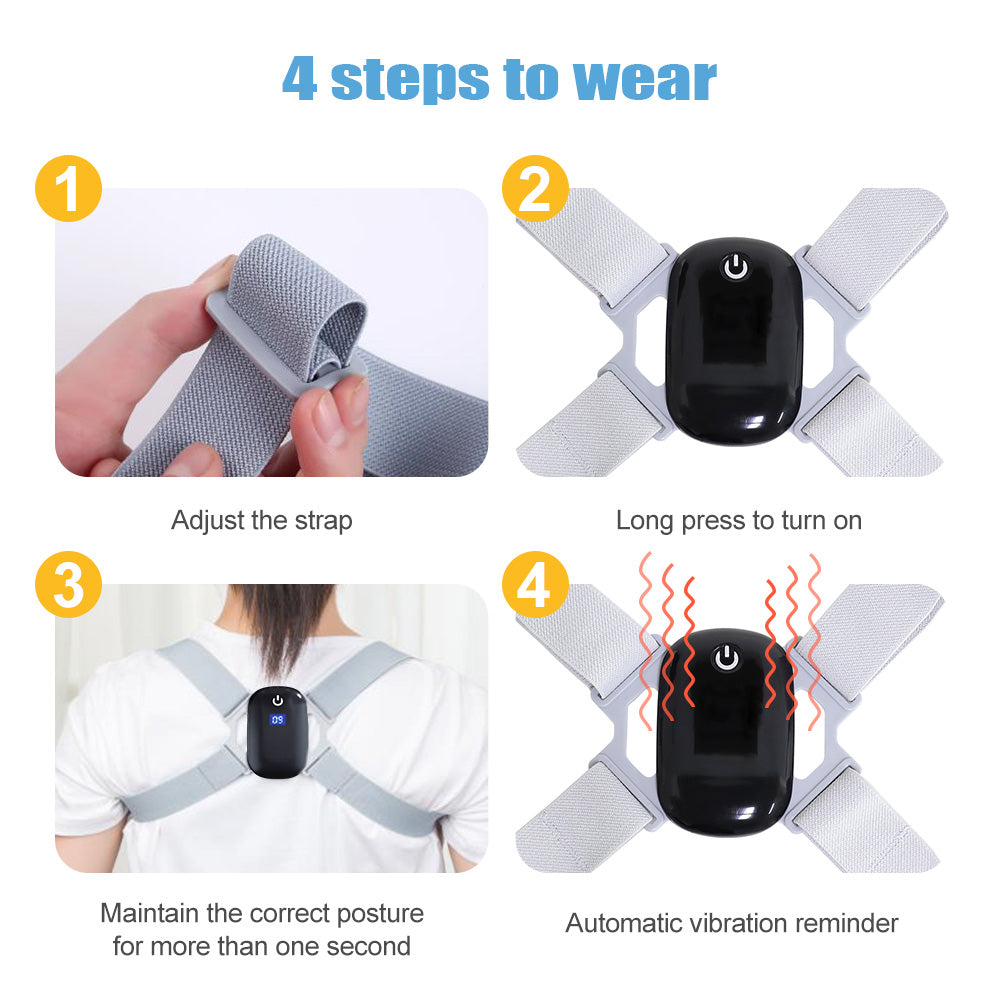 Smart Invisible Posture Corrector Belt with Sensor by HitMyNeed