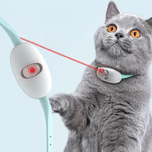 Smart Laser Cat Collar USB Rechargeable Toy by HitMyNeed