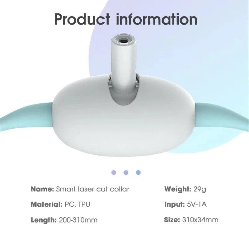 Smart Laser Cat Collar USB Rechargeable Toy by HitMyNeed