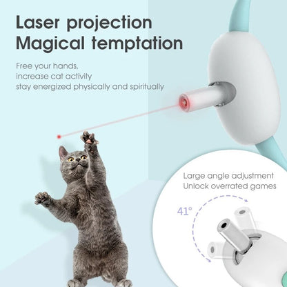 Smart Laser Cat Collar with USB Rechargeable Toy by HitMyNeed