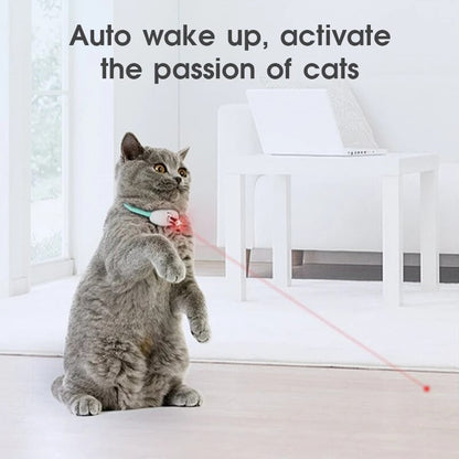 Smart Laser Cat Collar with USB Rechargeable Toy by HitMyNeed