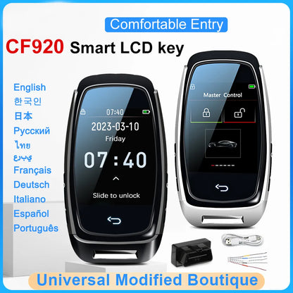 Smart LCD Keyless Entry Remote for Multiple Car Brands by HitMyNeed