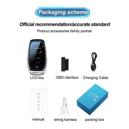 Smart LCD Keyless Entry Remote for Multiple Car Brands by HitMyNeed