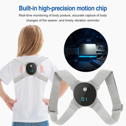 Smart LCD Posture Corrector Belt with Adjustable Straps by HitMyNeed