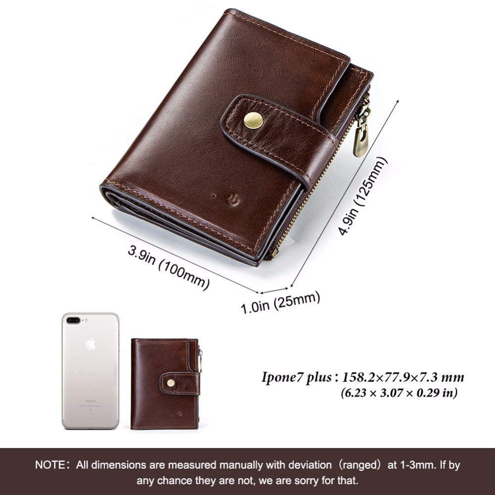 Smart Leather Wallet with Bluetooth Tracker by HitMyNeed