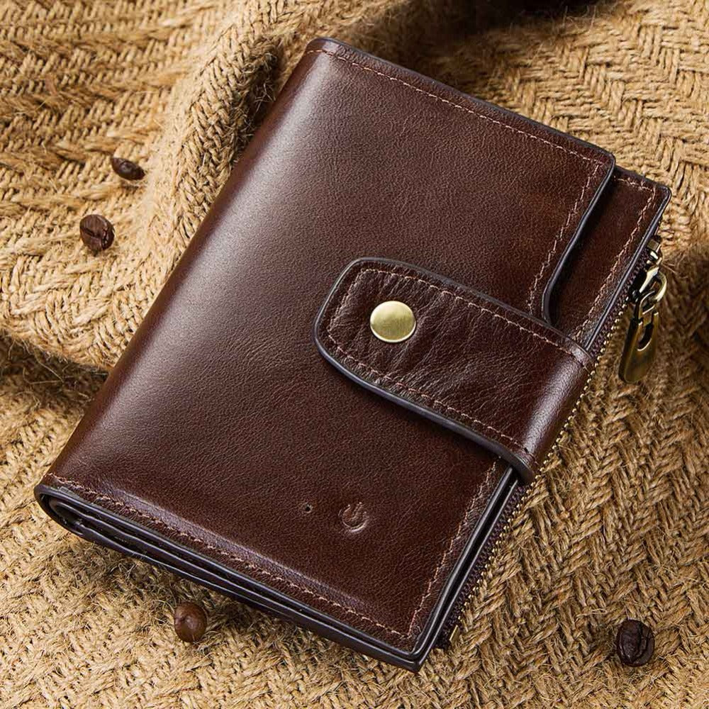 Smart Leather Wallet with Bluetooth Tracker by HitMyNeed