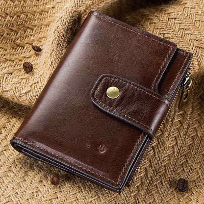 Smart Leather Wallet with Bluetooth Tracker by HitMyNeed