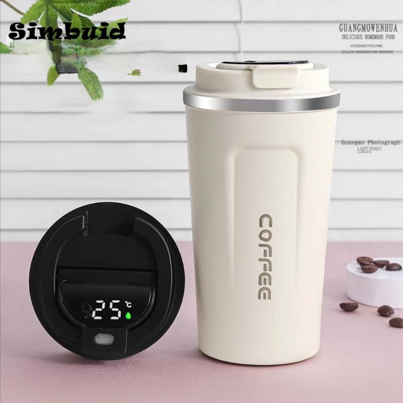 Smart LED Temperature Display Insulated Thermos 500ml by HitMyNeed